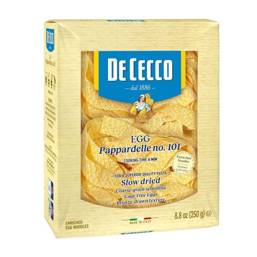 De Cecco Egg Pappardelle Pasta De Cecco No 101 8.8 Ounce 