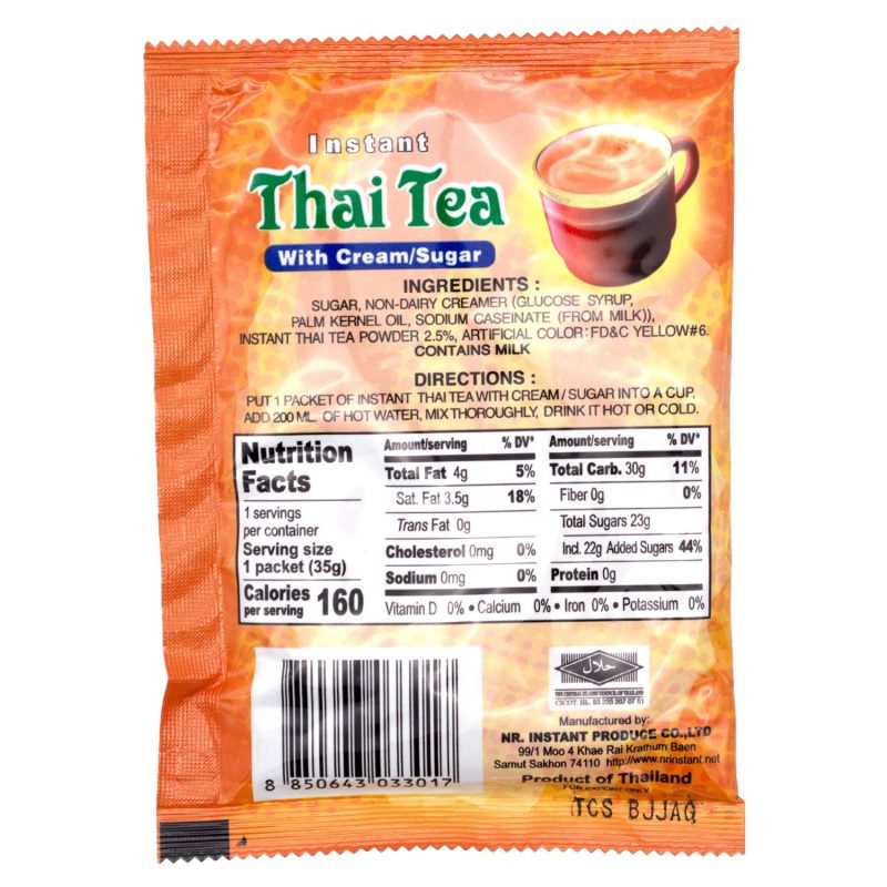 dede instant thai tea with creamsugar dede 774521