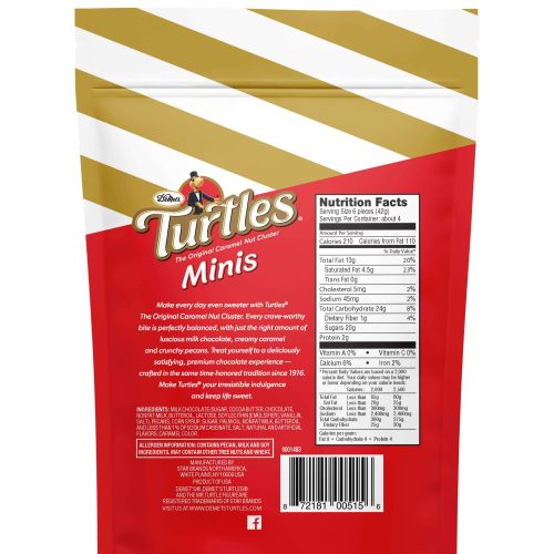 demets turtles the original caramel nut cluster demets 291232