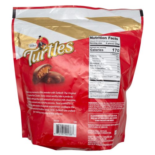 demets turtles the original caramel nut cluster demets 819668