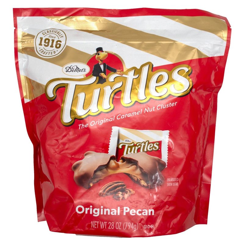 Demet's Turtles - The Original Caramel Nut Cluster Demet's Original Pecan 28 Ounce