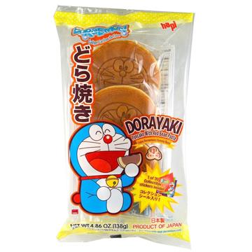 Doraemon Dorayaki Pancake with Red Bean Paste , 4.86 Ounce Hapi