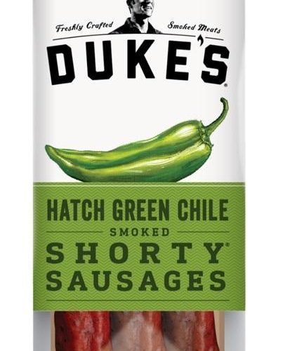 Duke's Smoked Shorty Sausages Duke's Hatch Green Chile 1.25 Ounce 