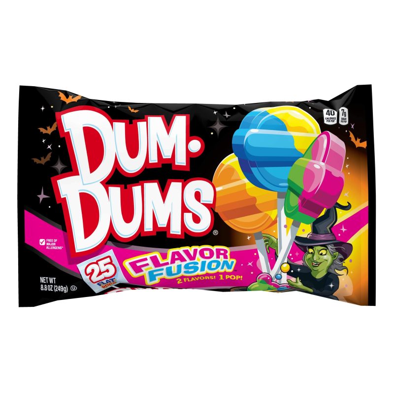 Dum Dums Lollipops Spangler Flavor Fusion 8.8 Ounce