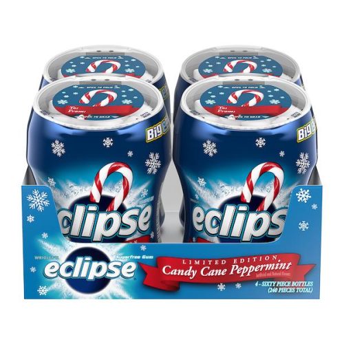 Eclipse Chewing Gum Eclipse Candy Cane 60 Pcs-4 Count