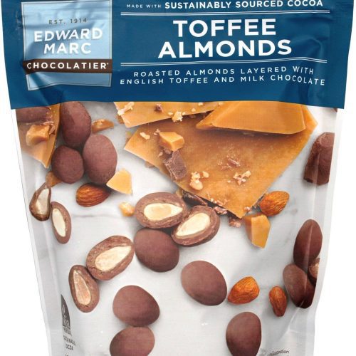 Edward Marc Chocolatier Almonds Edward Marc Chocolatier Toffee Almonds 24 Ounce 