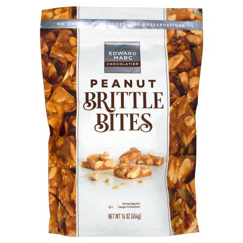 Edward Marc Chocolatier Peanut Brittle Bites Meltable Edward Marc Chocolatier Peanut 16 Ounce 