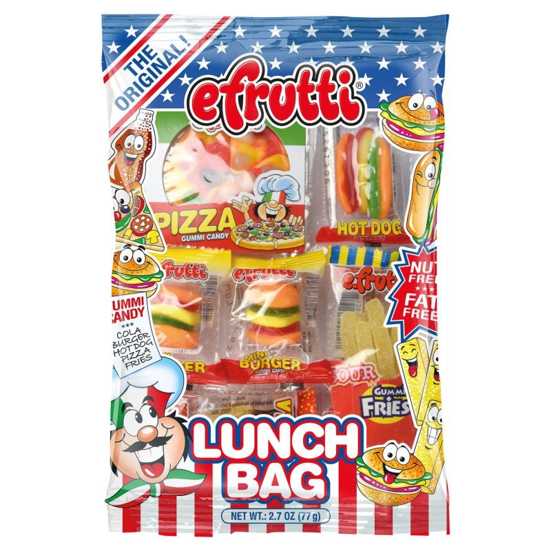 efrutti Gummi Candy eFruity Lunch Bag 2.7 Ounce