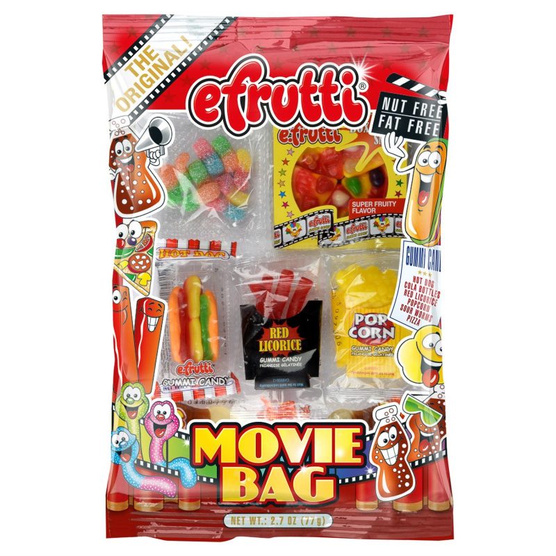 efrutti Gummi Candy eFruity Movie Bag 2.7 Ounce