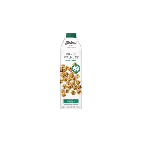 Elmhurst Unsweetened Milked Walnuts Elmhurst Unsweetened 32 Fluid Ounce