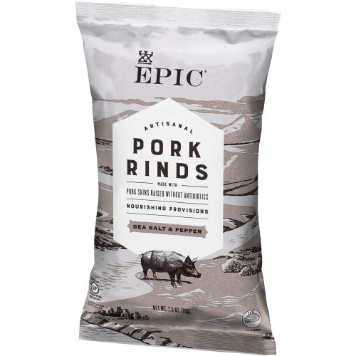 Epic Pork Rinds Epic Sea Salt & Pepper 2.5 Ounce