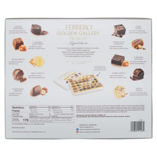 ferrerro golden gallery signature fine assorted chocolates meltable ferrero 744788