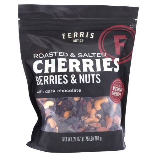 Ferris Roasted and Salted Cherries Berries and Nuts Ferris Cherries 28 Ounce