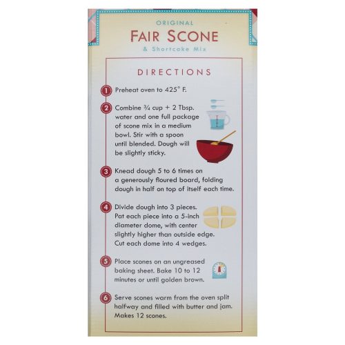 fisher original fair scone shortcake mix fisher 939144