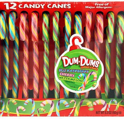 Flavored Candy Canes Spangler Dum Dums 5.3 Ounce 