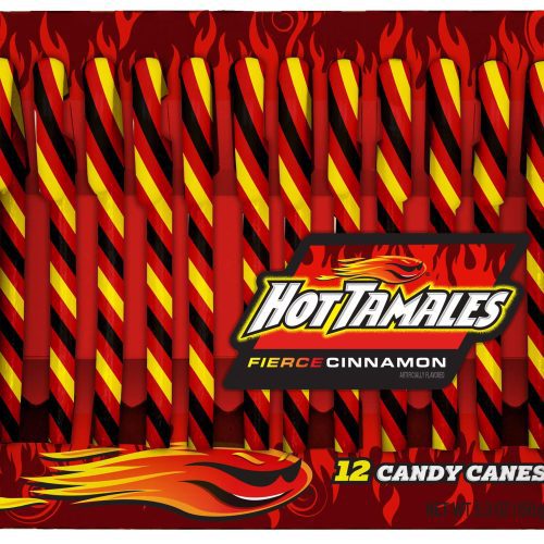 flavored candy canes spangler hot tamales 53 ounce 833500