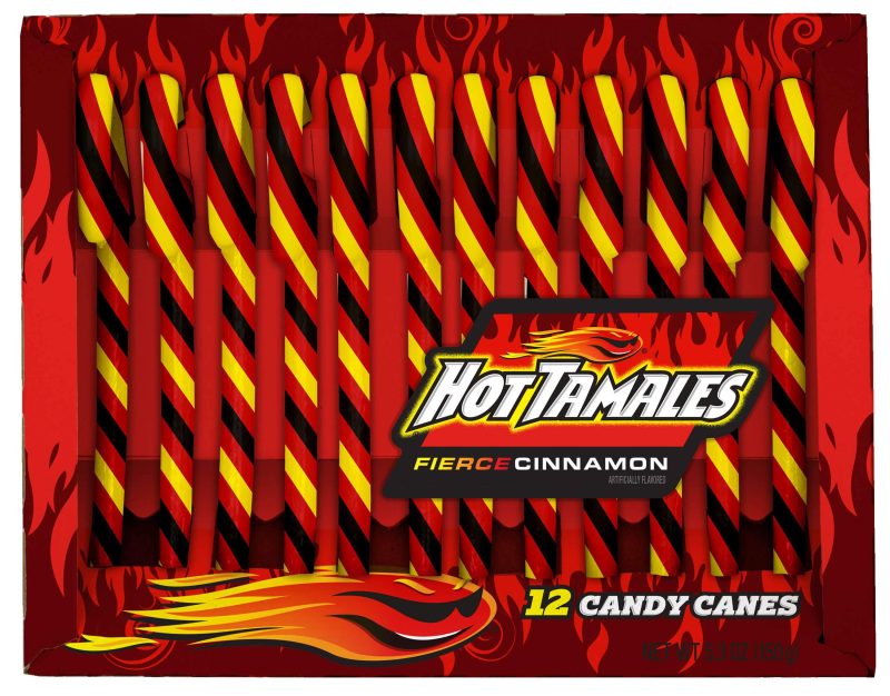 flavored candy canes spangler hot tamales 53 ounce 833500