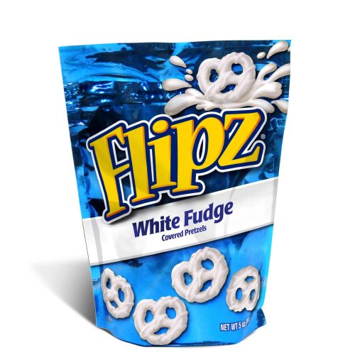 Flipz Chocolate Covered Pretzels Flipz White Fudge 5 Ounce