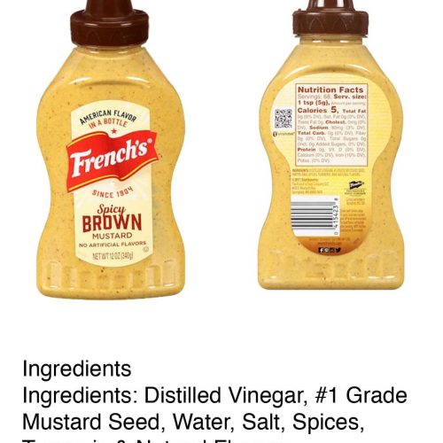 French's Mustard French's Spicy Brown 12 Ounce