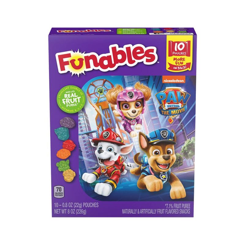 Funables Fruit Snacks Funables Paw Control 0.8 Oz-10 Count