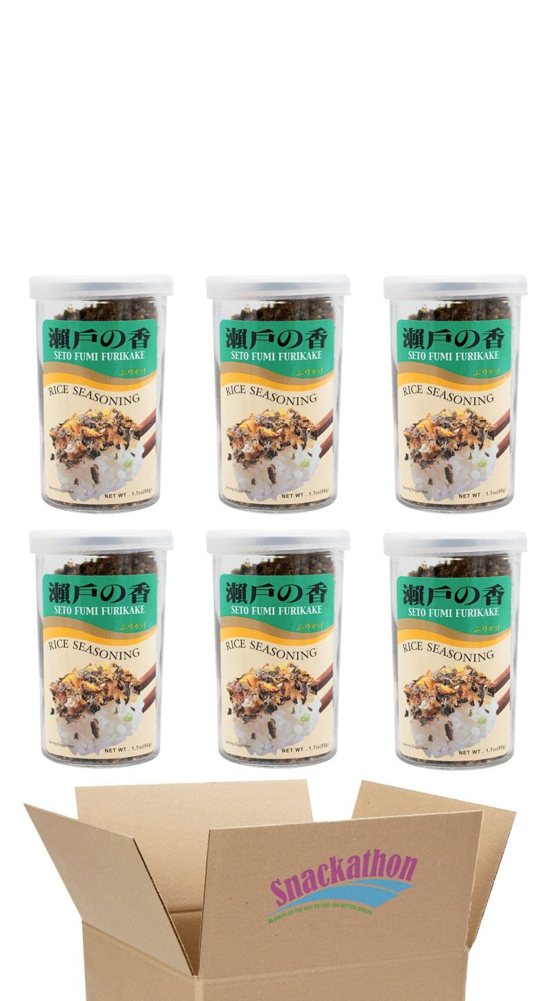 furikake rice seasoning seto fumi 17 ounce pack of 6 snackathon 541110