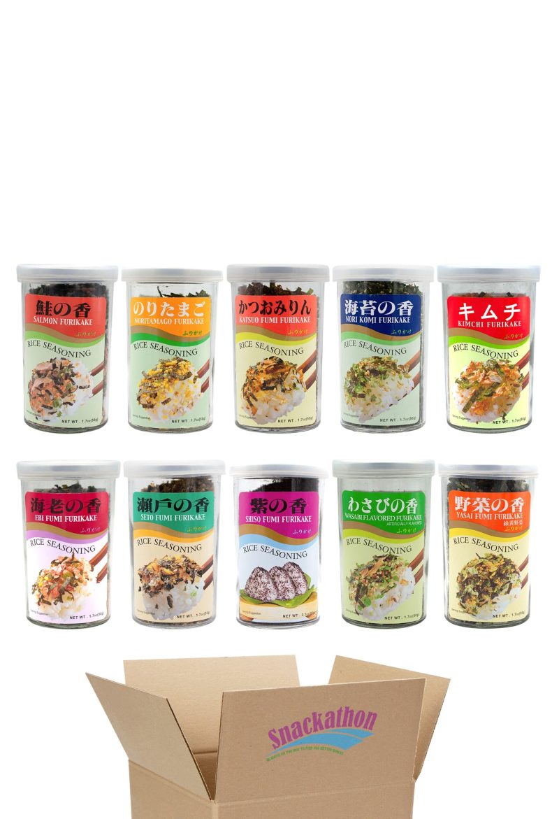 Furikake Rice Seasoning (Variety, Pack of 10) Snackathon