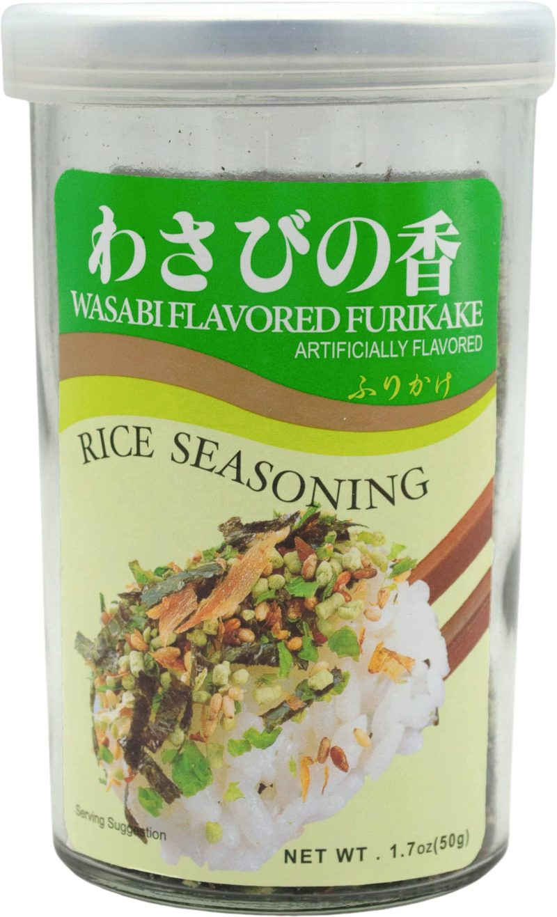 furikake rice seasoning wasabi 17 ounce pack of 6 snackathon 401138