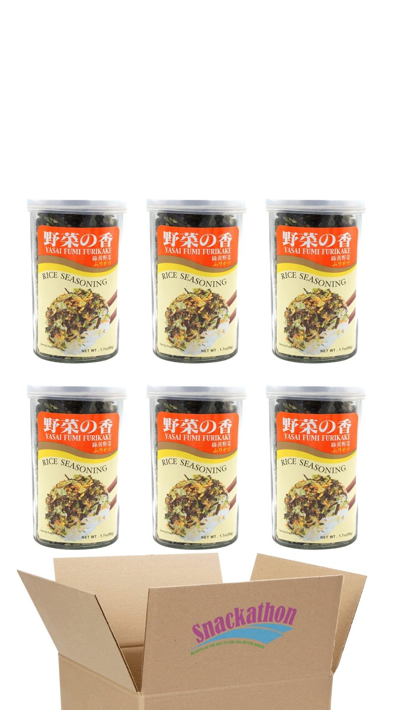 furikake rice seasoning yasai fumi 17 ounce pack of 6 snackathon 386562