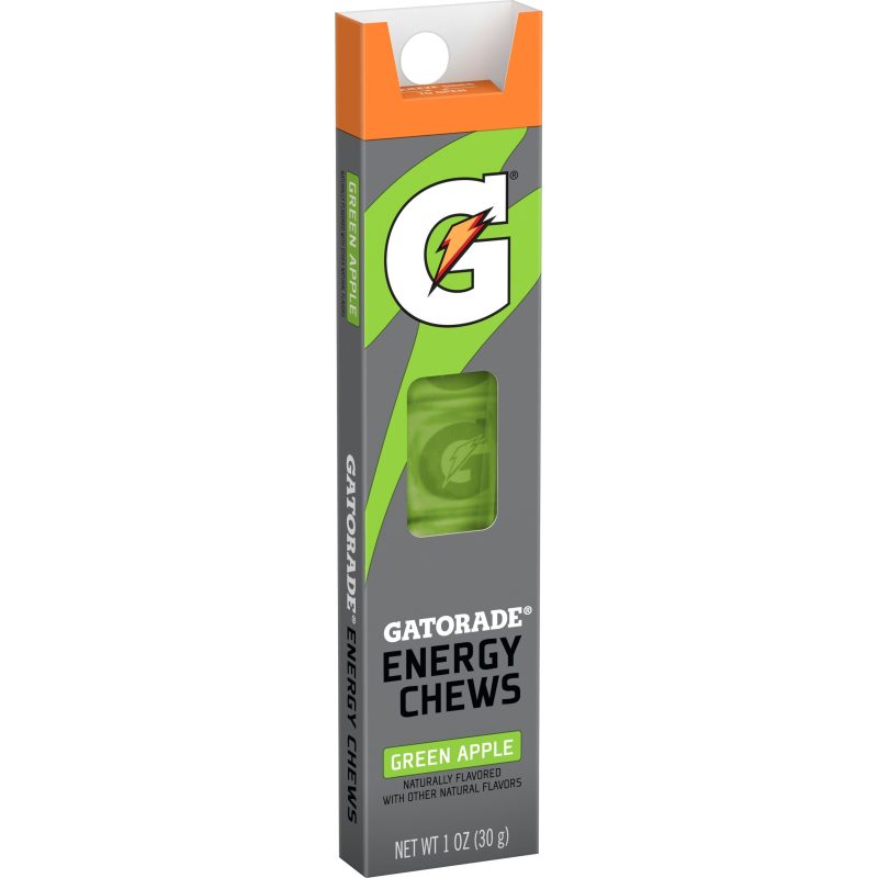 Gatorade Prime Energy Chews Gatorade Green Apple 1 Ounce