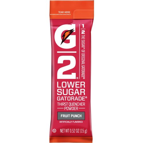 Gatorade Thirst Quencher Powder Packs (Lower Sugar) Gatorade Fruit Punch 0.52 Ounce 