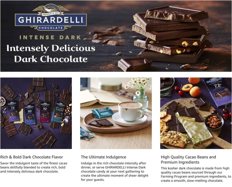 ghirardelli chocolate square meltable ghirardelli 472455