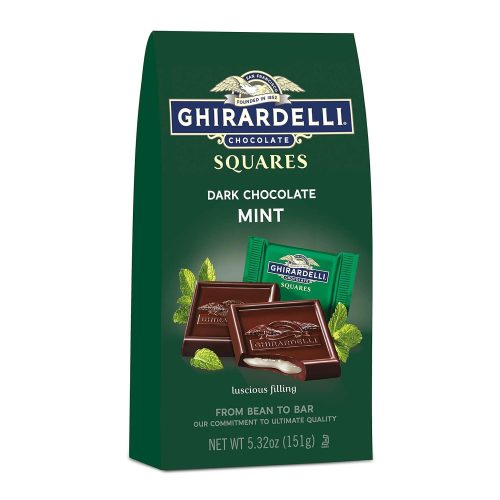 Ghirardelli Chocolate Square Meltable Ghirardelli Mint 5.32 Ounce