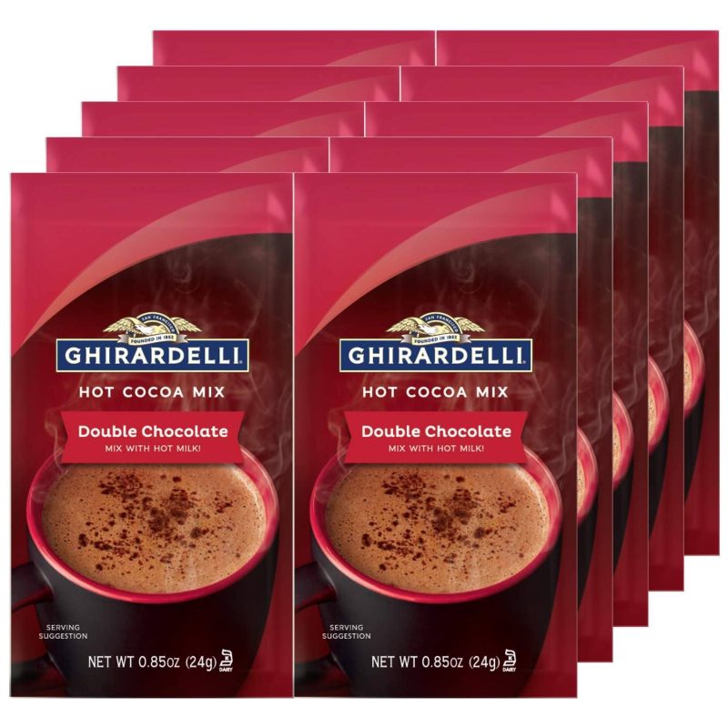 Ghirardelli Hot Cocoa Ghirardelli Double Chocolate 0.85 Oz-23 Count