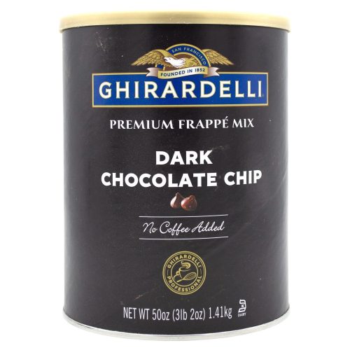 Ghirardelli Premium Frappé Mix Ghirardelli Dark Chocolate Chip 50 Ounce