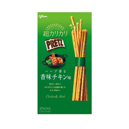 Glico Pretz Biscuit Sticks Glico Chicken and Herb 1.94 Ounce 