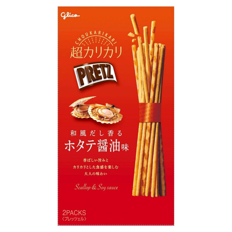 Glico Pretz Biscuit Sticks Glico Scallop and Soy Sauce 1.94 Ounce