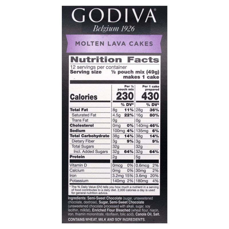 godiva baking mixes godiva 530880