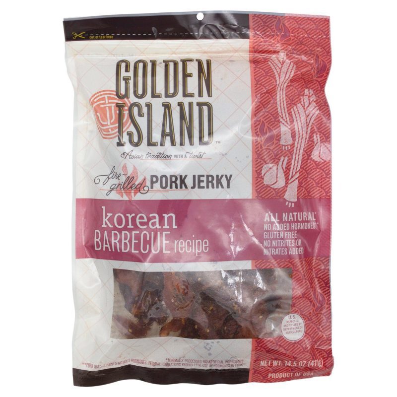 Golden Island Jerky Golden Island Korean BBQ Pork 14.5 Ounce