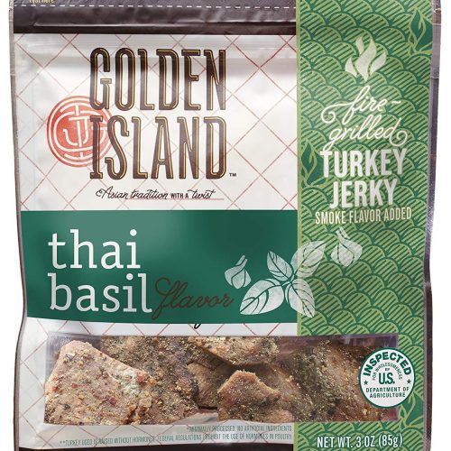 Golden Island Jerky Golden Island Thai Basil Turkey 3 Ounce 