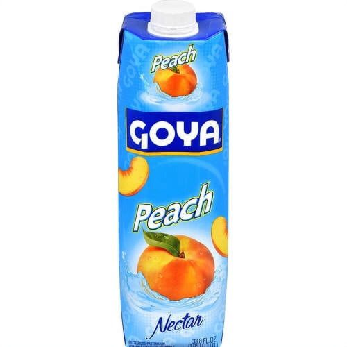 Goya Prisma Peach Nectar, 33.8 fl oz GOYA Peach 33.8 fl oz