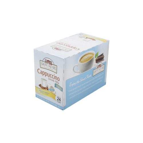 Grove Square Cappuccino Coffee K-Cups Grove Square French Vanilla 24 K-Cups