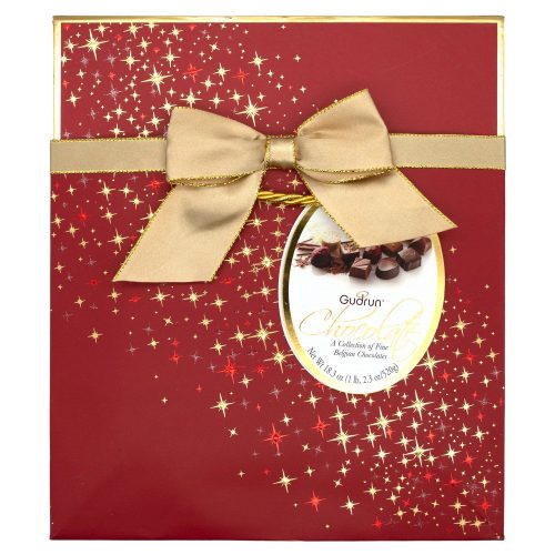 Gudrun Belgian Chocolate Box In Gift Bag Meltable Gudrun 18.3 Ounce