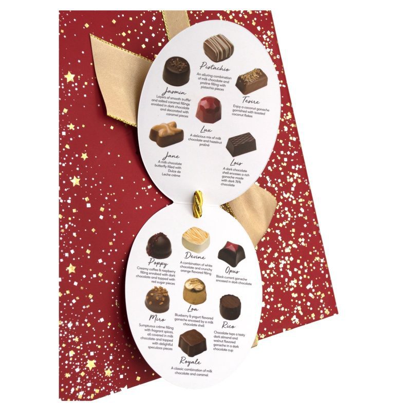 gudrun belgian chocolate box in gift bag meltable gudrun 904860