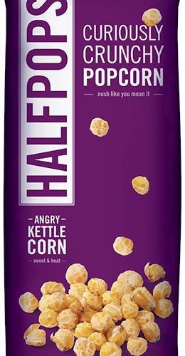 Halfpops - Curiously Crunchy Popcorn Halfpops Angry Kettle Corn 1.4 Ounce 