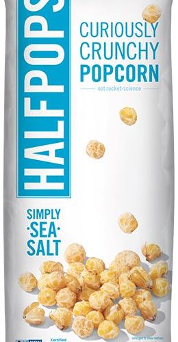 Halfpops - Curiously Crunchy Popcorn Halfpops Simply Sea Salt 1.4 Ounce 