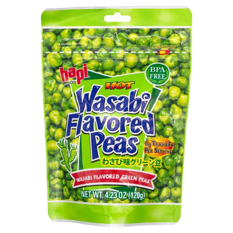 Hapi Wasabi Flavored Peas Hapi Original 4.23 Ounce