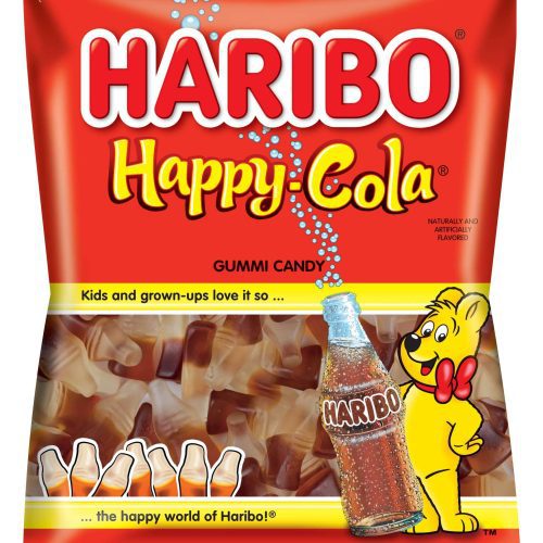 Haribo Gummi Candies Meltable Haribo Happy Cola 5 Ounce 