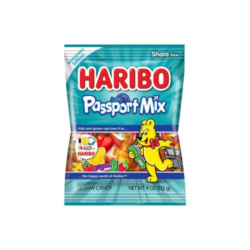 Haribo Gummi Candies Meltable Haribo Passport Mix 5 Ounce 