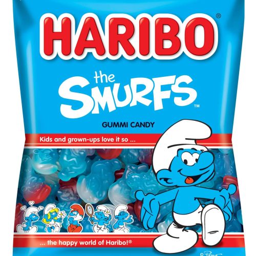 Haribo Gummi Candies Meltable Haribo Smurfs 4 Ounce 