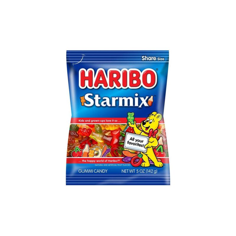 Haribo Gummi Candies Meltable Haribo Starmix 4 Ounce